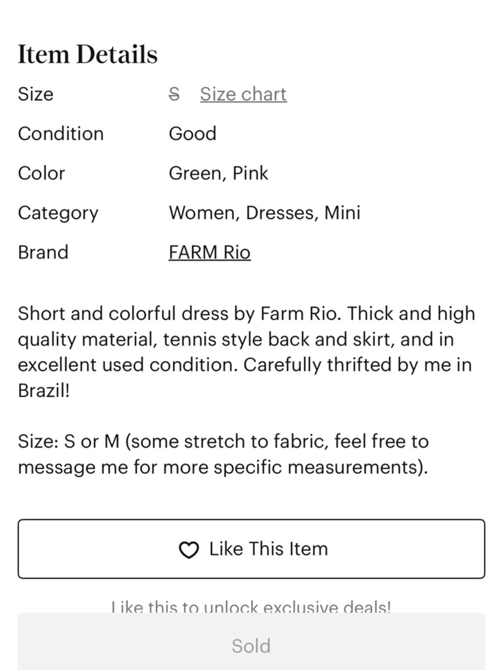 Farm Rio Dress - Picture 5 of 5